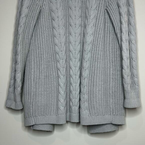 Haven Well Within Gray Heavyweight Open Cardigan Sweater Size M Talbots - Picture 7 of 8